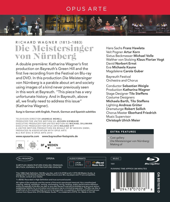 Richard Wagner - Die Meistersinger von Nürnberg [Blu-ray], Blu-ray