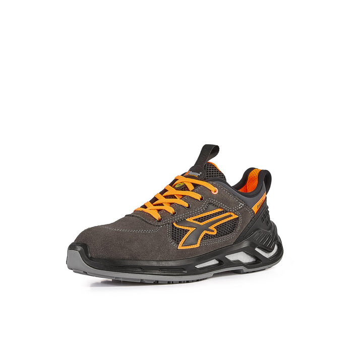 U POWER Ryder ESD S1P Unisex-Adult Schwarz Orange EU 47 EU Nero Arancione, 47 EU Nero Arancione