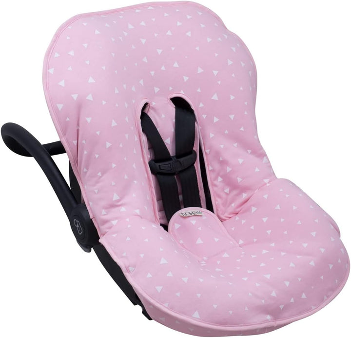 JYOKO Kids Abdecken Gepolsterte Universal für Babyschale (PINK Sparkles), PINK SPARKLES