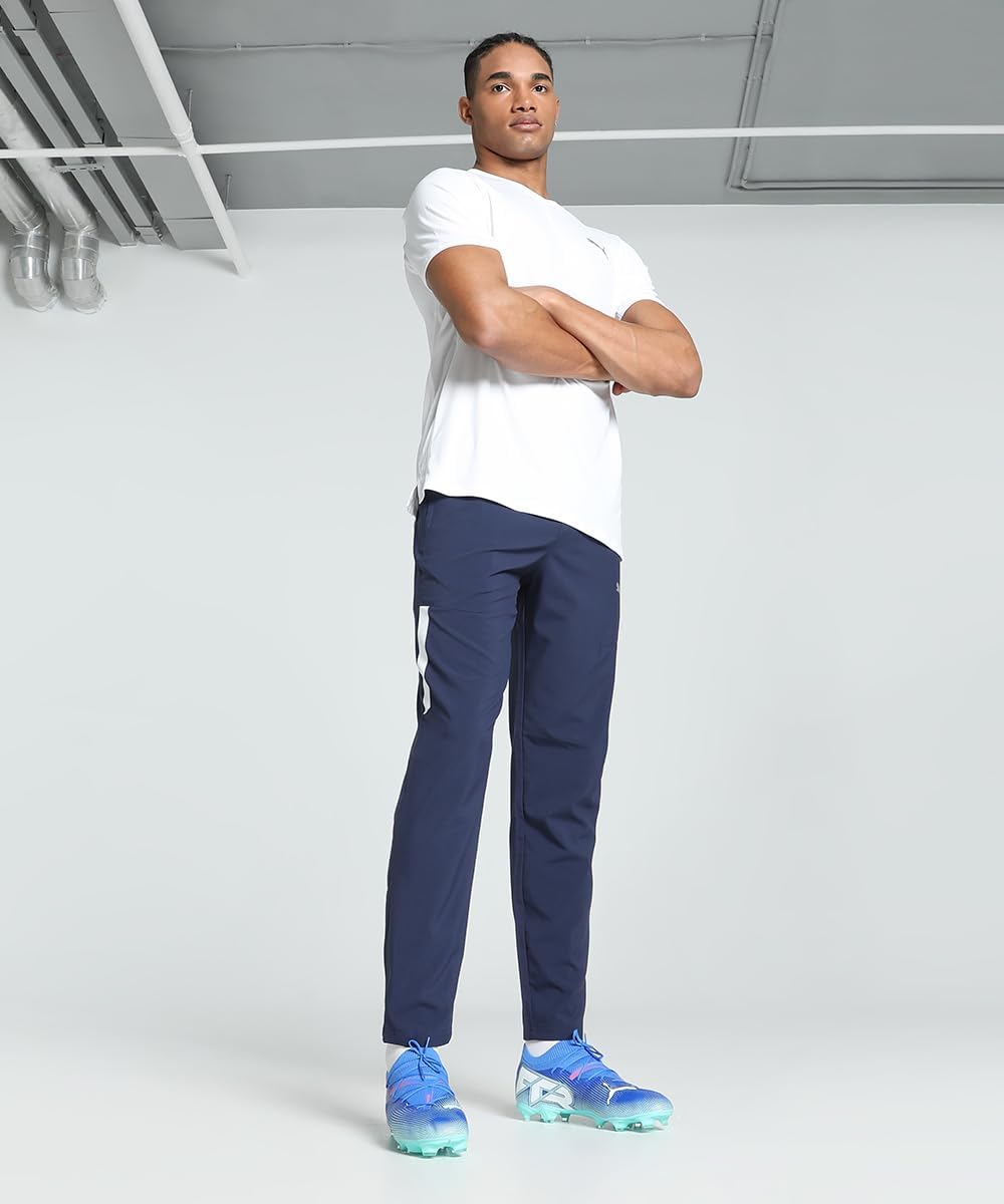 PUMA Herren Pants Teamliga Sideline Pants S Peacoat-puma Black-puma White, S Peacoat-puma Black-puma