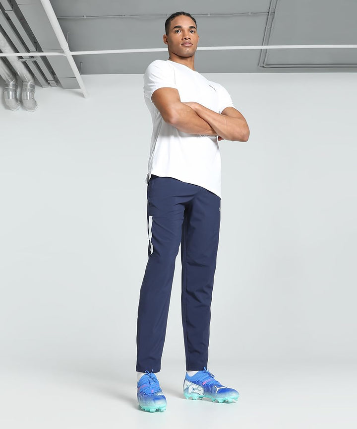 PUMA Herren Pants Teamliga Sideline Pants S Peacoat-puma Black-puma White, S Peacoat-puma Black-puma