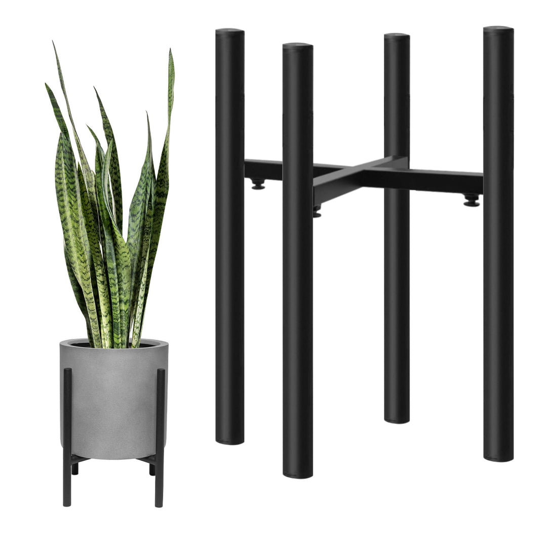 Blumenständer, Verstellbarer Pflanzenständer, Blumenhocker Metall, Pflanzenregal, Modernes Regal für
