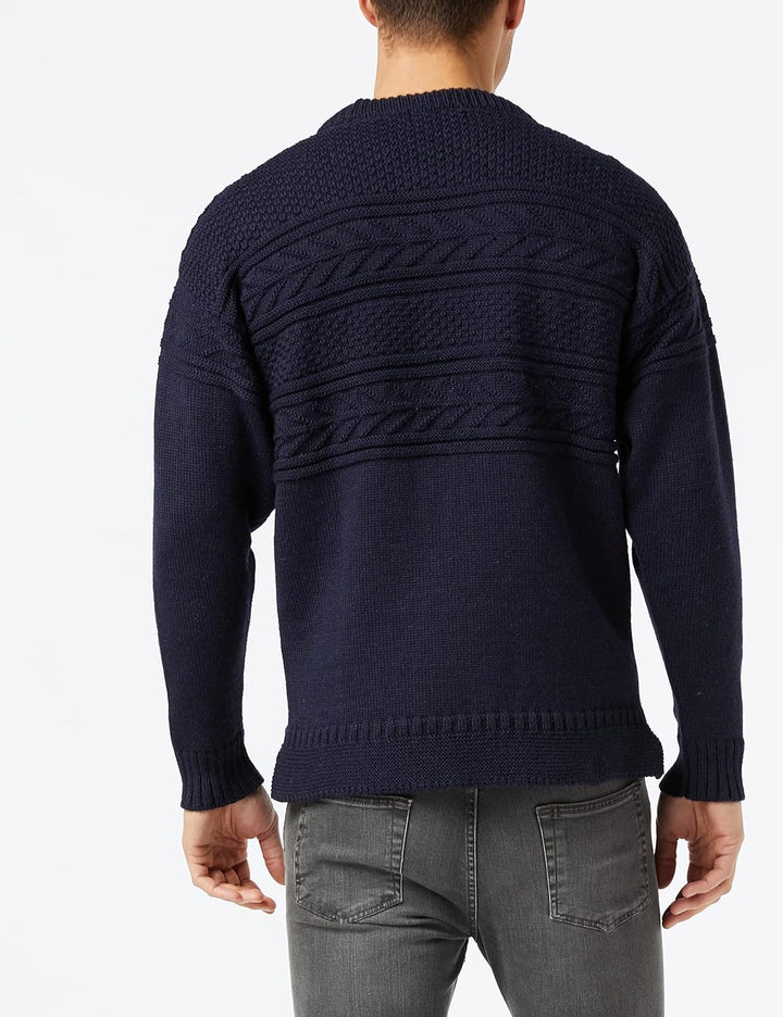 Nauticalia Crew Neck Guernsey Navy L, Navy L