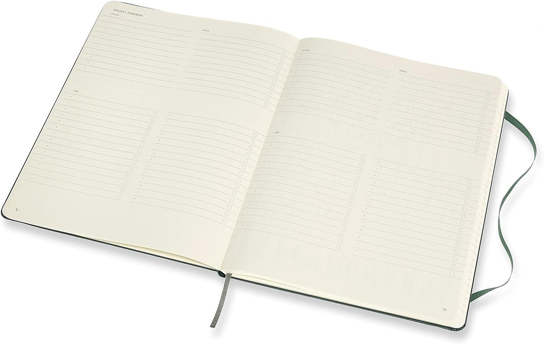 Moleskine Pro Notebook Professionelles Arbeitsnotizbuch (Hardcover mit Elastischem Verschluss, Extra