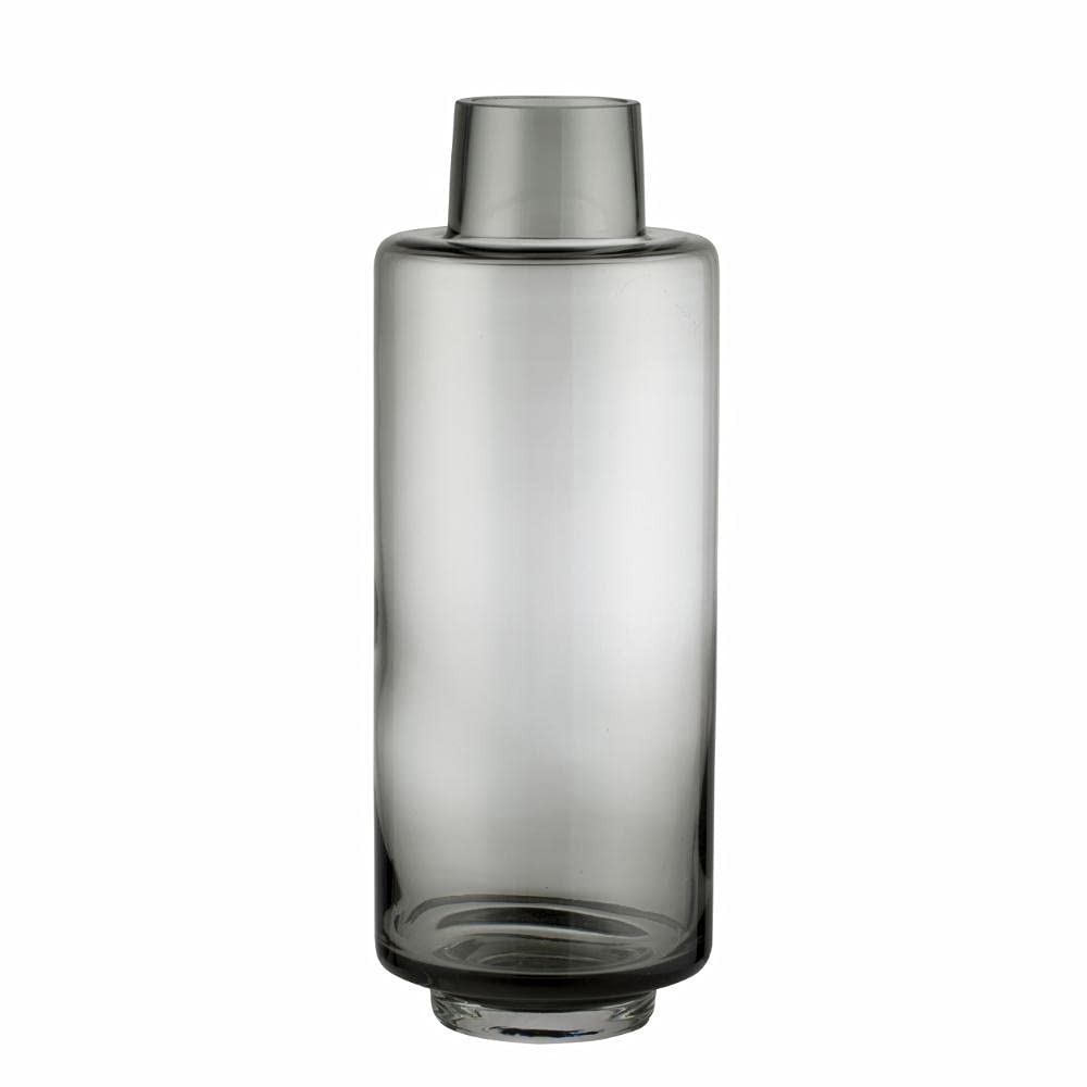 Lene Bjerre Vase Hedria, rauchgrau, Glas 11 x 11 x 30 cm Rauch, 11 x 11 x 30 cm Rauch