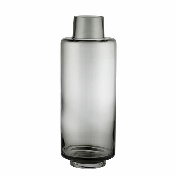Lene Bjerre Vase Hedria, rauchgrau, Glas 11 x 11 x 30 cm Rauch, 11 x 11 x 30 cm Rauch