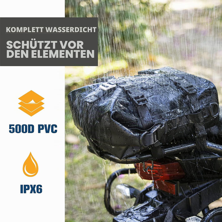 WILD HEART Motorrad-Trockentasche Sturzbügel-Taschen Motorrad-Tasche verwendet als Motorrad-Gepäck S