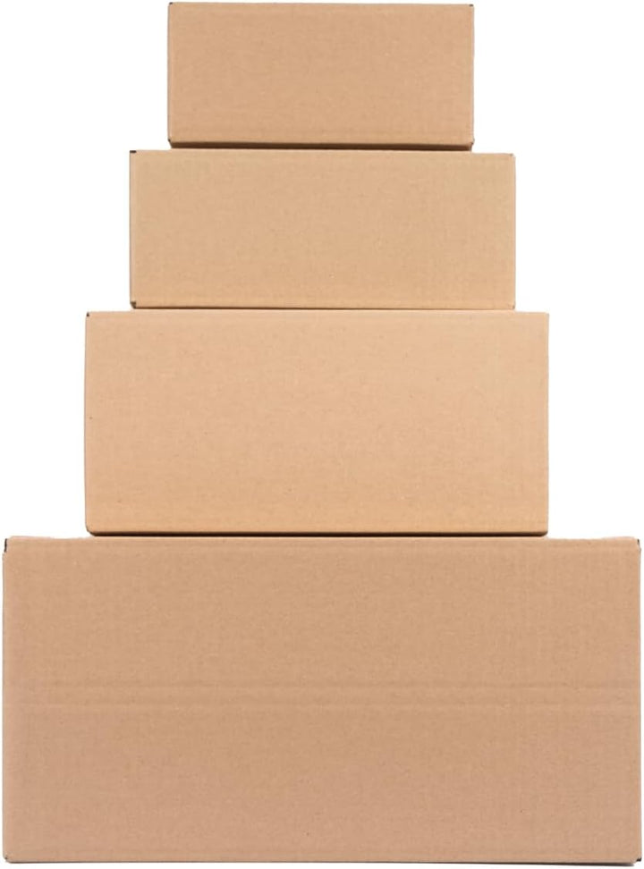 100 Faltkartons Versandkartons DHL Kartons 350 x 240 x 150 mm, 1-Wellig, KK-70, 100