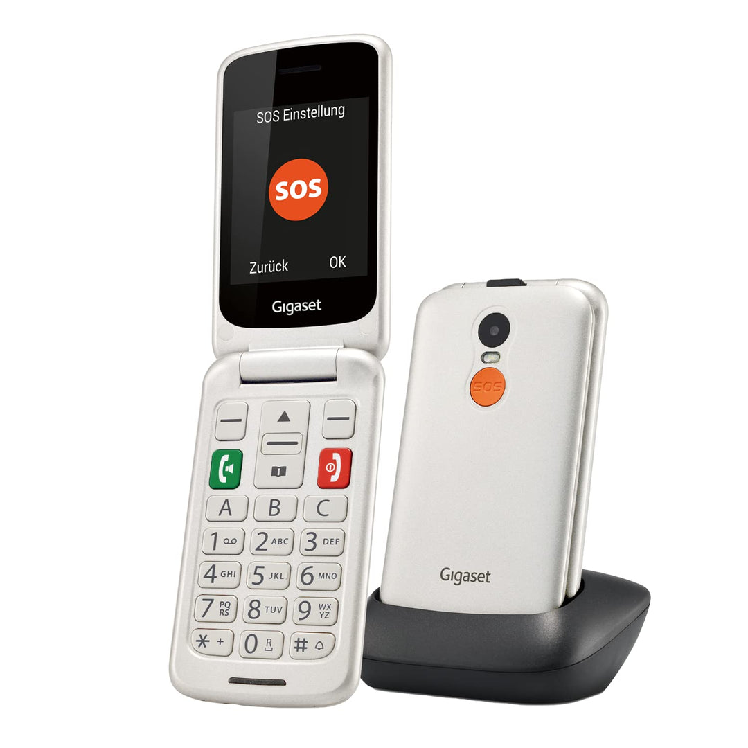 Gigaset GL590 GSM - Senioren Mobiltelefon mit SOS-Funktion - einfache Bedienung mit 2,8" Farbdisplay