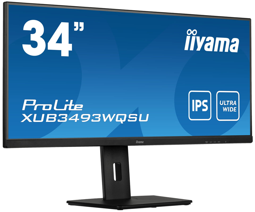 iiyama Prolite XUB3493WQSU-B5 86,7cm 34 Zoll ADS-IPS LED-Monitor UWQHD HDMI DP USB3.0 Adaptive Sync