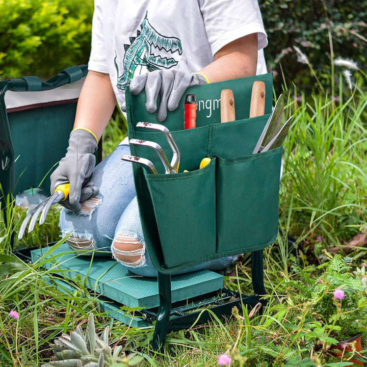 YRHome Garten Kniebank Gartenhocker für Arbeiten Gartenarbeit klappbar Knie Stuhl Arbeitshocker Sitz