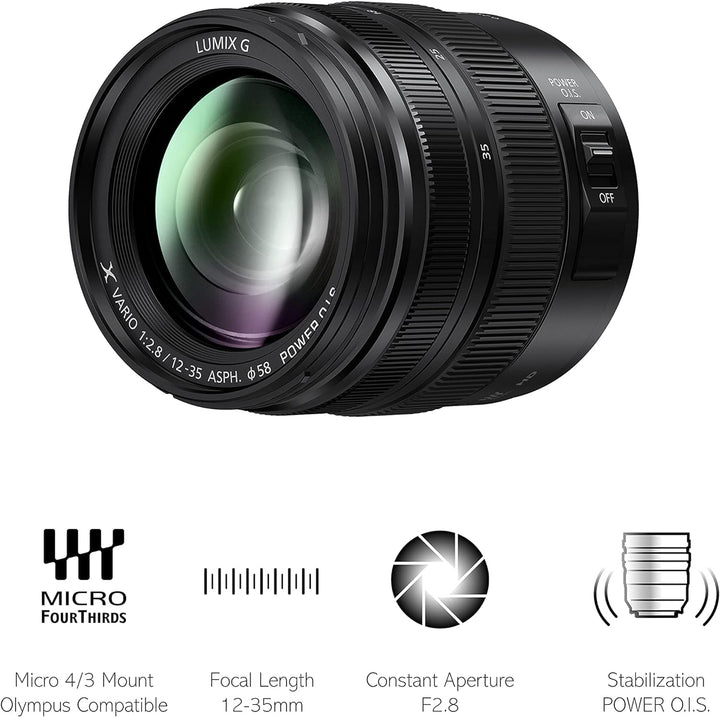 Panasonic H-HSA12035E Lumix G Vario 12-35 mm/ F2.8 ASPH./Power O.I.S. schwarz Single, Single