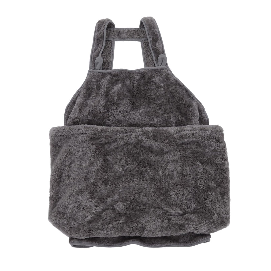 Pet Cat Sling, Polyesterfaser, Warmer, bequemer, tragbarer Pet Carrier Sling mit einziehbarem Seil f