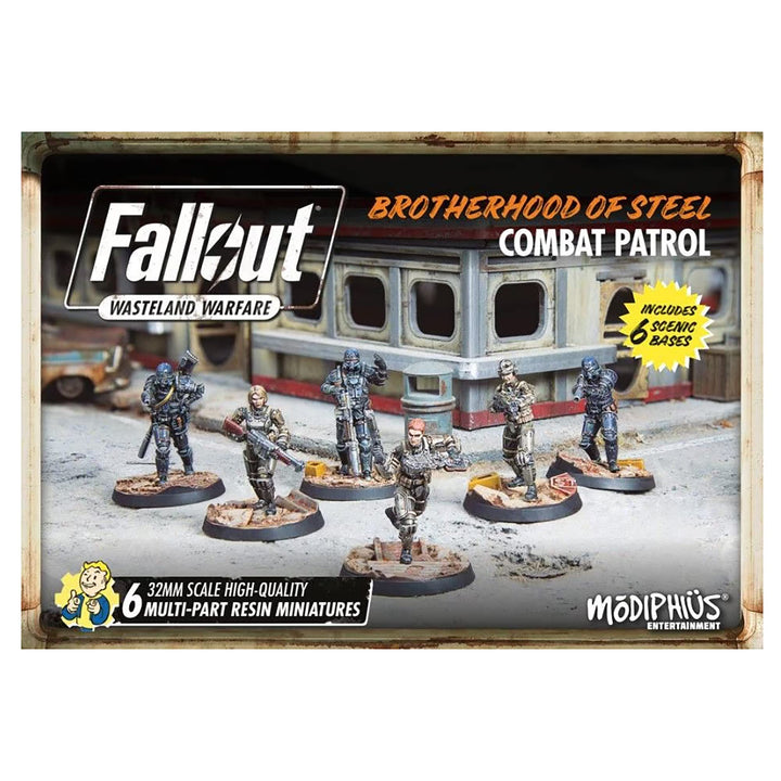Modiphius Entertainment | Fallout Wasteland Warfare | Brotherhood of Steel: Combat Patrol | Miniatur