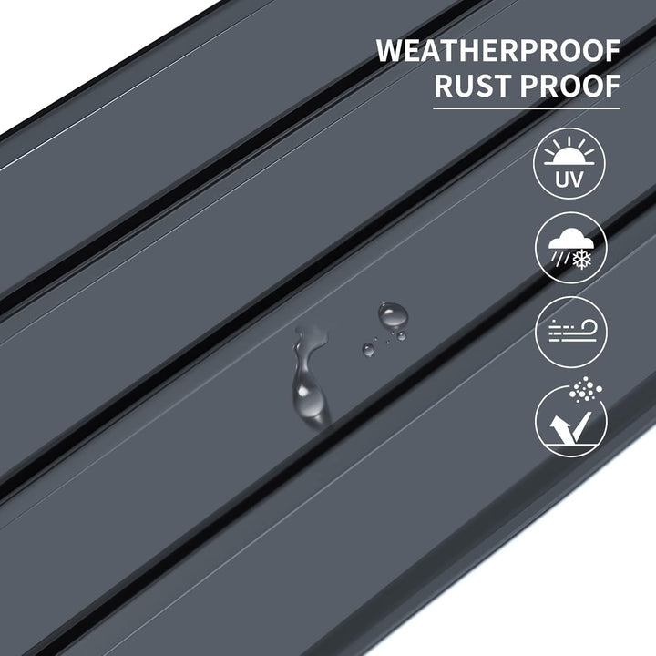 Mondeer Dachblech, Dachbleche Trapezblech, 12PCS Metall Dachdeckung Stahlblech Formblech Platten 115