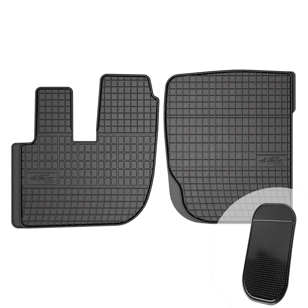 Gummimatten Auto Fussmatten Gummi Automatten Passgenau 2-teilig Set - passend für DAF LF 45 55 ab 20