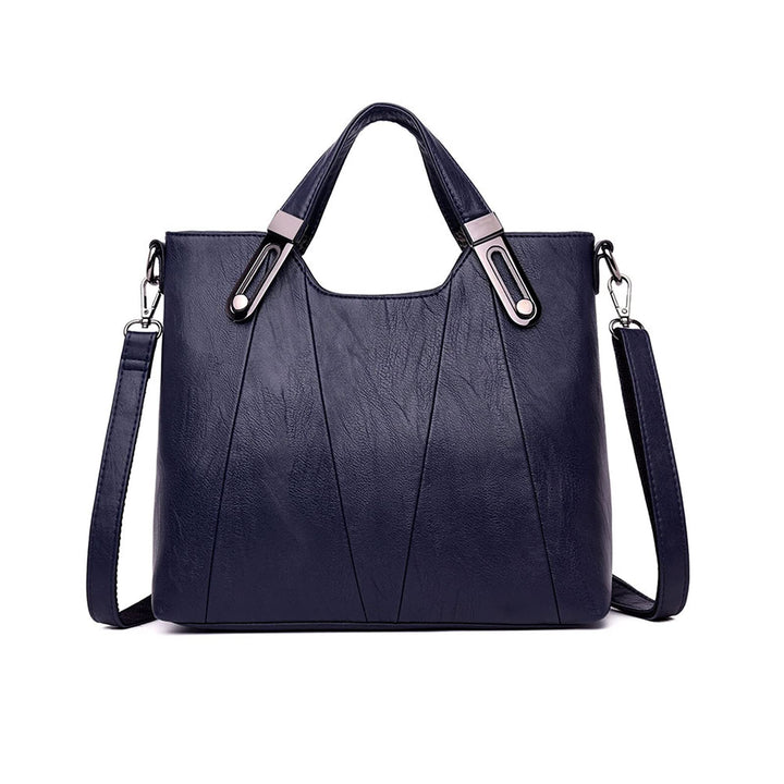 PORRASSO Mode Schultertasche Damen Handtasche Frauen Umhängetasche PU Leder Wasserdicht Henkeltasche