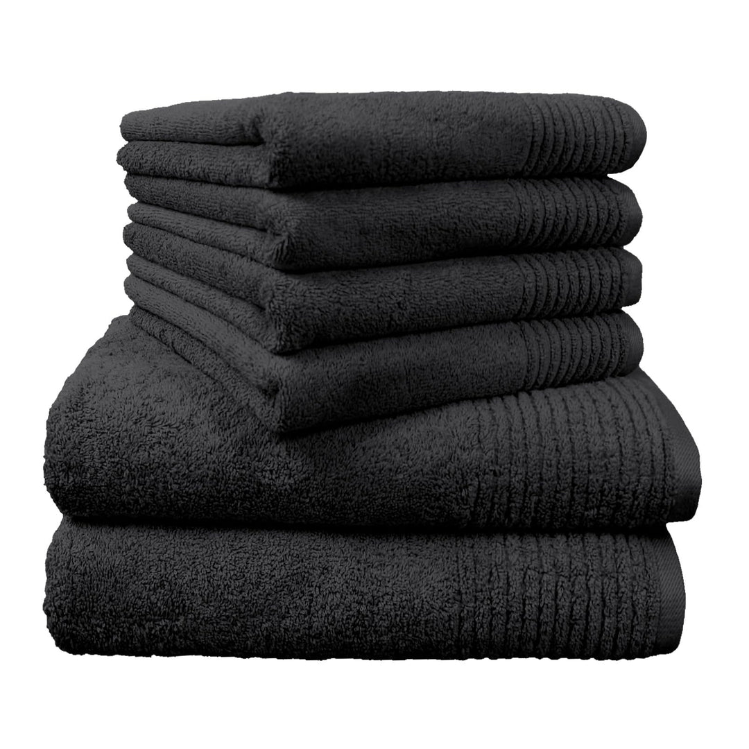 Dyckhoff 0410996115 Handtuchset "Brillant", 2 Badetücher / Duschtücher 70 x 140 cm und 4 Handtücher