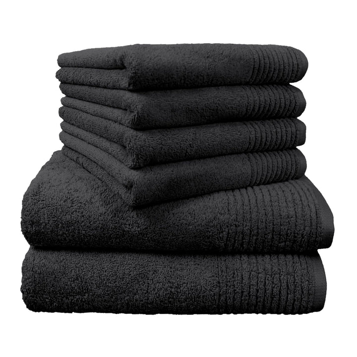 Dyckhoff 0410996115 Handtuchset "Brillant", 2 Badetücher / Duschtücher 70 x 140 cm und 4 Handtücher