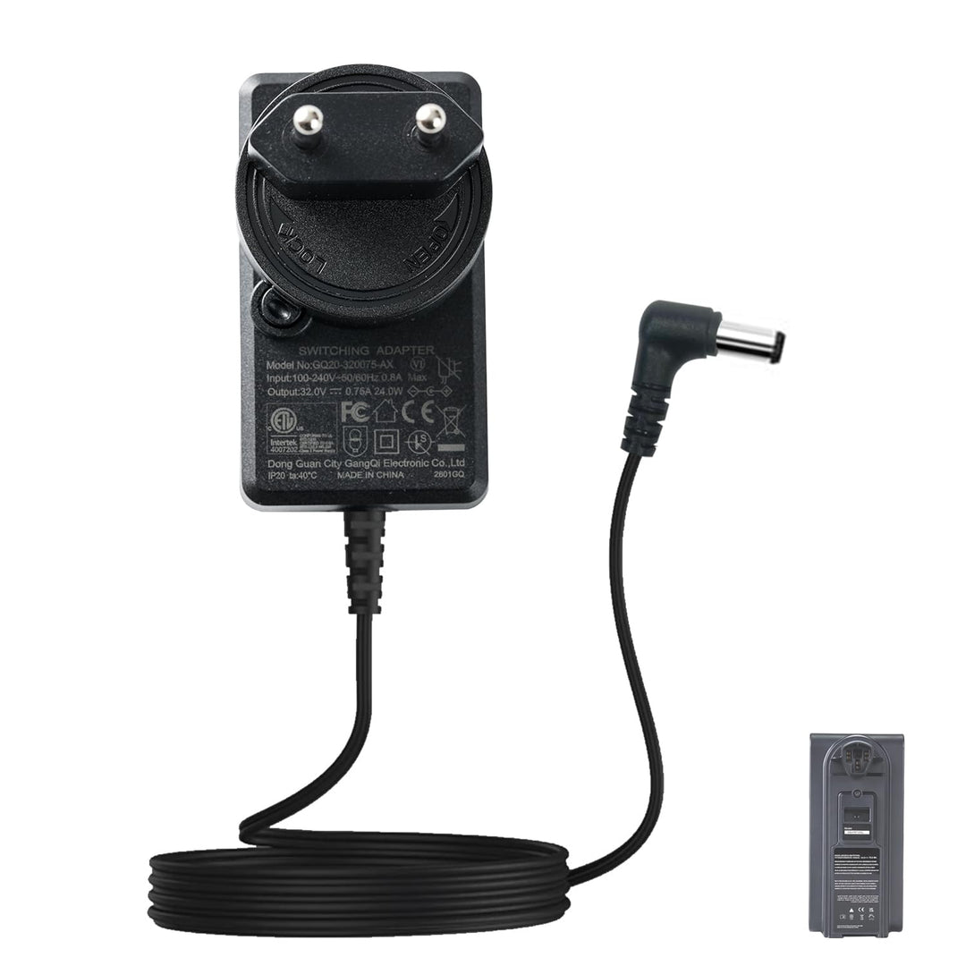32V Ladegerät für Shark XBATR725SLEU 25.2V Akku, Ersatz für Shark XBATR725SLEU Lithium-Ionen-Akku-Ne