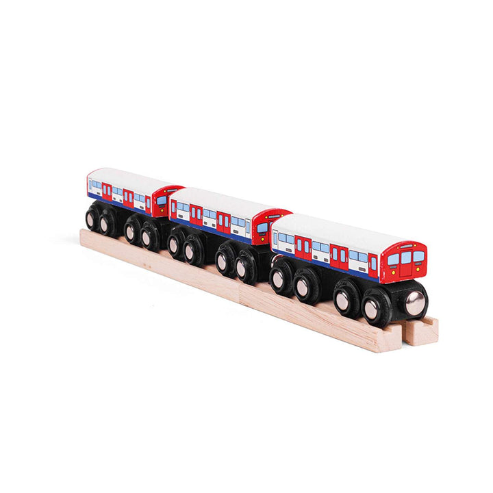 Bigjigs Schienen aus Holz U-Bahn - Weitere wichtige Holzschienen Marken sind kompatibel