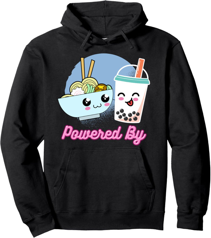 Ramen Bubble Tea Fun Geschenkidee Nudeln Pullover Hoodie