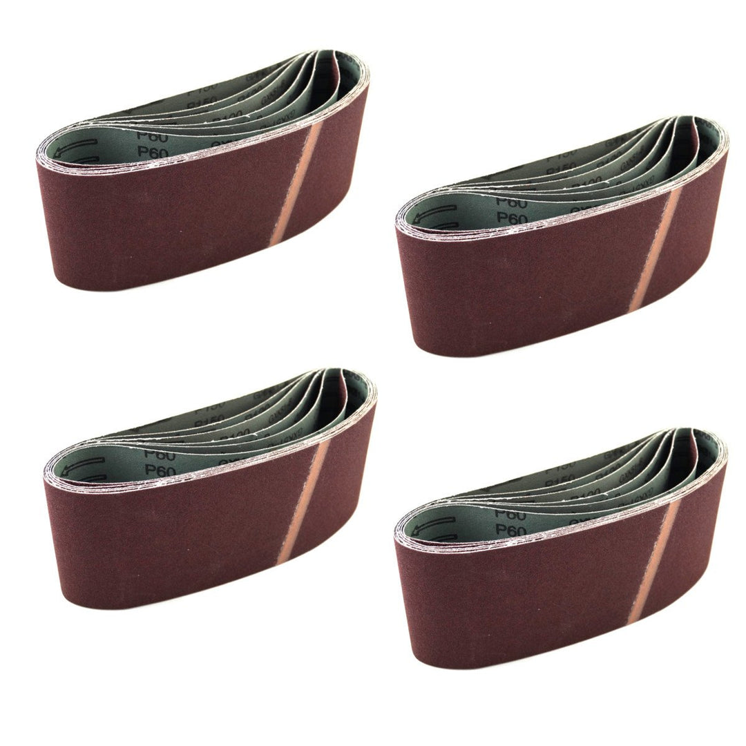 24 x Bandschleifpapier 105 x 620 mm Körnung 40/60/80/100/120/150