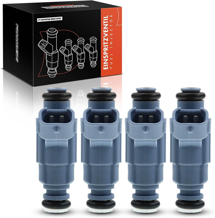 Frankberg 4x Einspritzventil 2.0L Benzin Kompatibel mit Octavia I 1U2 1U5 1999-2007 Golf IV 1J1 1998