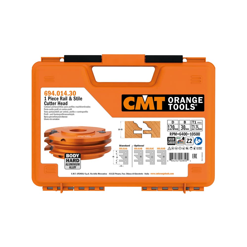 CMT 692.121.50 – Cabezal Sin contracuch. D = 120 x 40 x 50 (Ahorn)