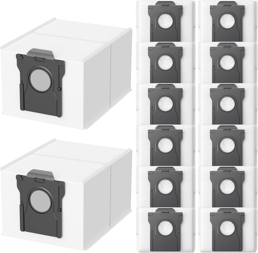 14 Stück Staubbeutel für Dreame L20/X30/X40/X50 Ultra Complete, L10s/L10/L40s/L10s Pro/L40/L50/Aqua1