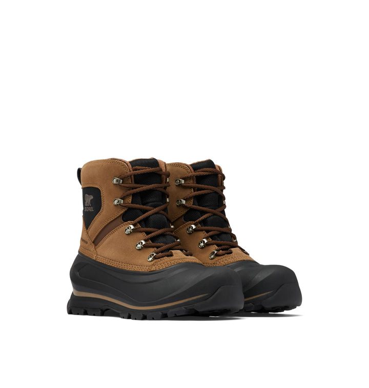 Sorel Buxton Lace Waterproof wasserdichte Winterstiefel für Herren, Braun (Delta x Black), 40 EU 42.