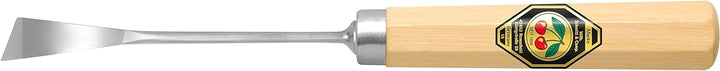 KIRSCHEN Werkzeuge 3123004 | Bildhauerbeitel mit Weissbuchenheft Stich 1, gekröpft & rechtsschräg -