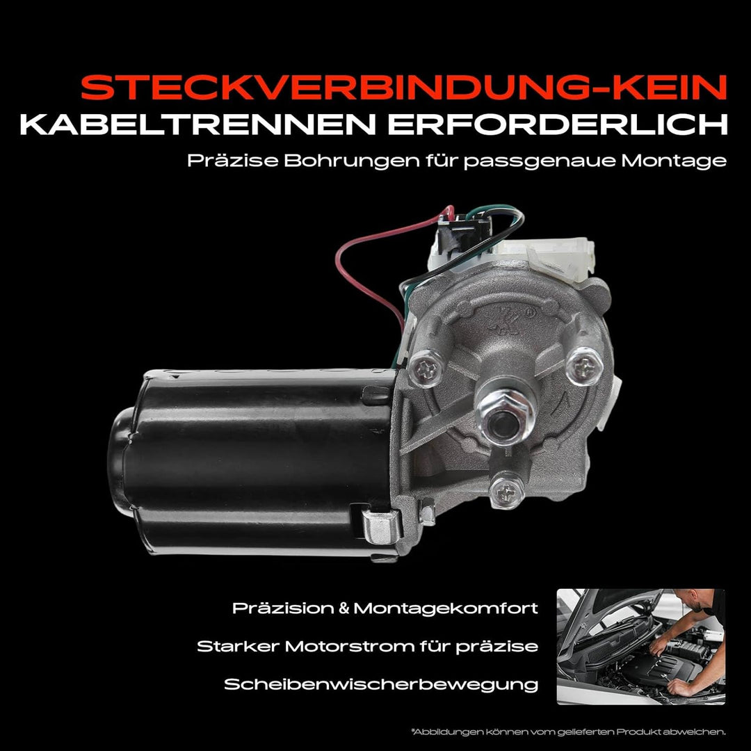 Frankberg 1x Wischermotor Scheibenwischermotor Vorne Links oder Rechts Kompatibel mit Seicento/600 1