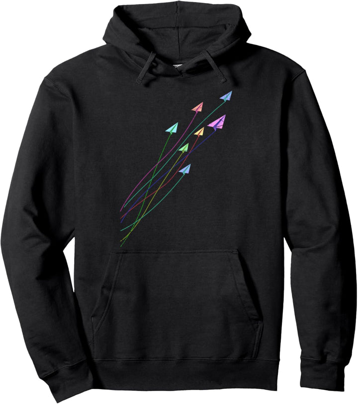 Japanische Faltkunst Geschenk Papierflieger Origami Pullover Hoodie