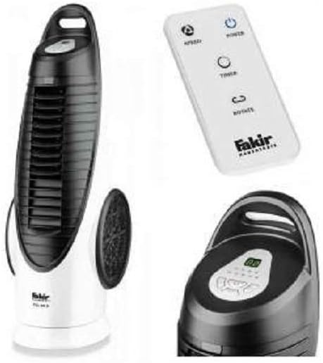 Fakir TVL 90 S - Leiser Turmventilator mit Fernbedienung I Standventilator mit 3 Geschwindigkeitsstu