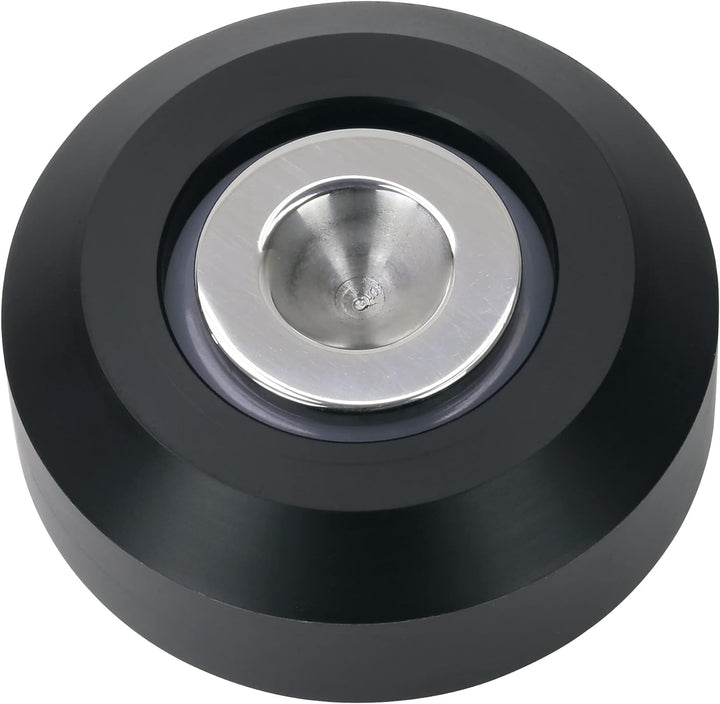 Dynavox Highend Dual-Absorber 4er-Set, Entkoppler aus Aluminium mit Zwei dämpfenden Silikongummis, A