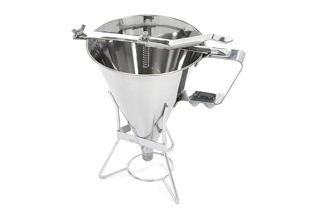 Teigspender 1,6 L Edelstahl inkl. Dosierknopf - Professioneller Teigspender - Hygienisch und langleb