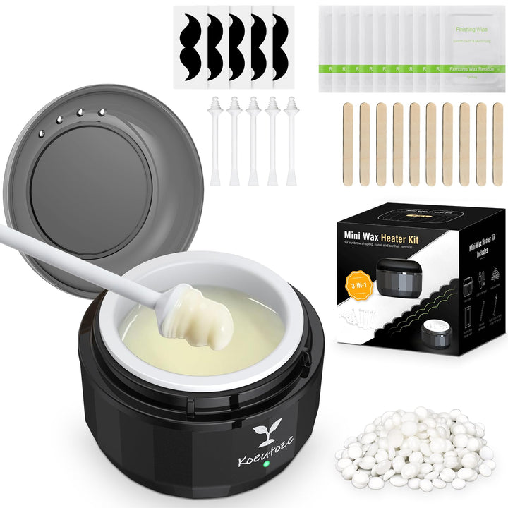 Nasenhaarentferner für Männer und Frauen, Nasenwachs Männer Waxing Kit mit 100g Wachsperlen, 5 Nasen