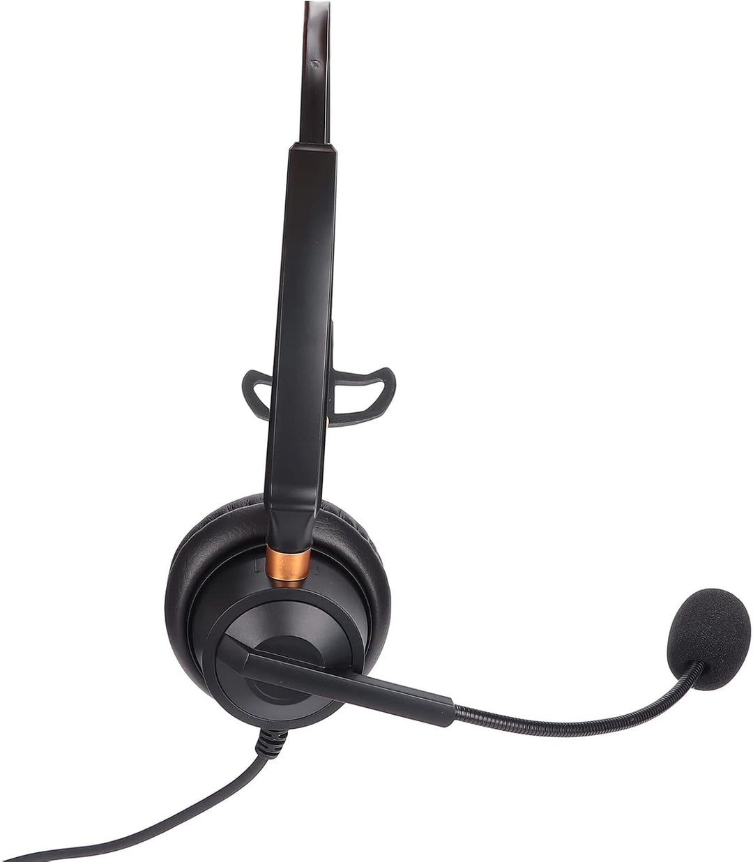 Business-Headset mit Mikrofon und Einstellbarer Lautstärke für Festnetz- oder Schnurlose Dect-Telefo