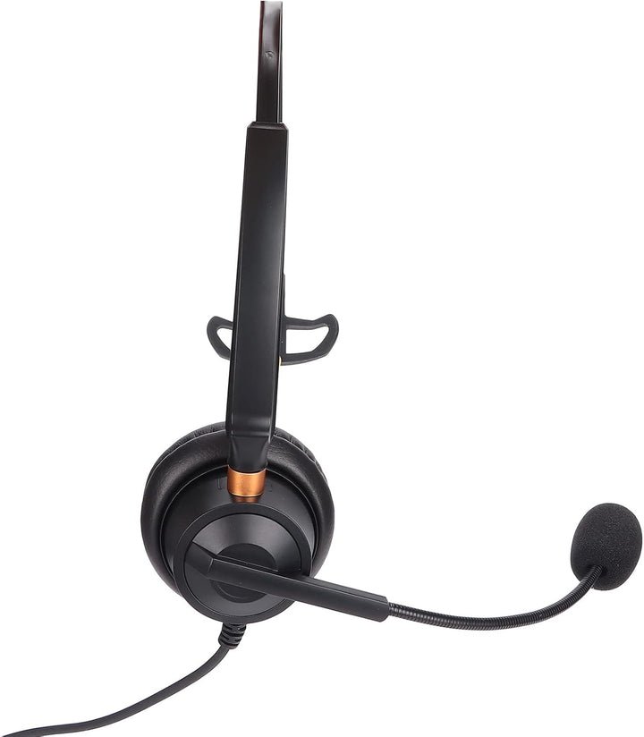 Business-Headset mit Mikrofon und Einstellbarer Lautstärke für Festnetz- oder Schnurlose Dect-Telefo