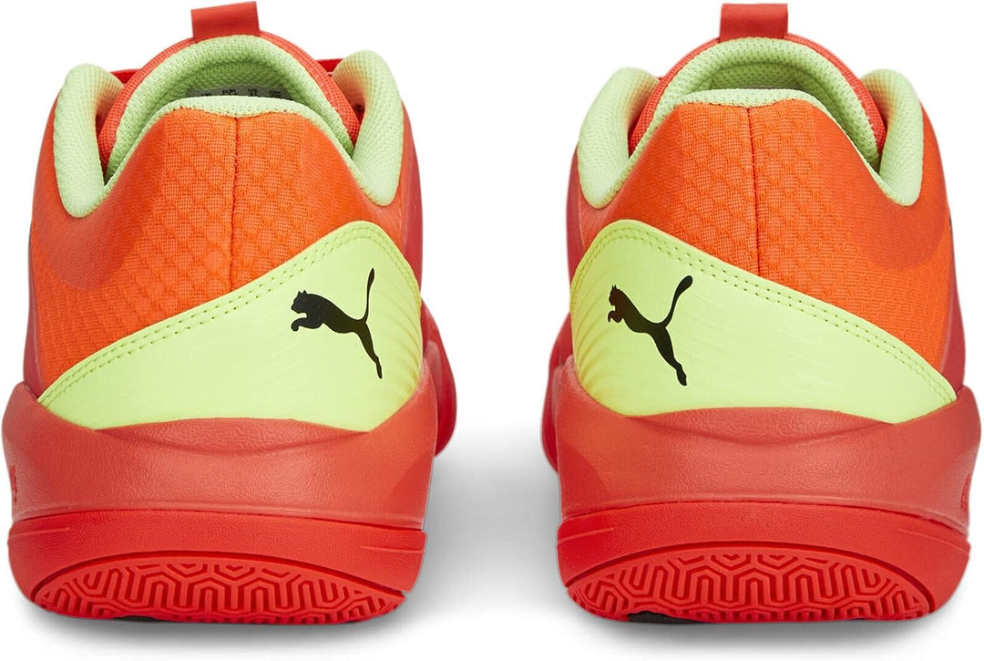 PUMA Herren Eliminate Pro Ii Hallenturnschuh 44 EU Red Blast Fast Yellow Puma Black, 44 EU Red Blast