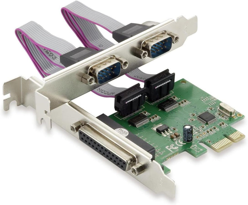 Conceptronic Parallelport & Serielle 2-Port PCI-Express-Karte