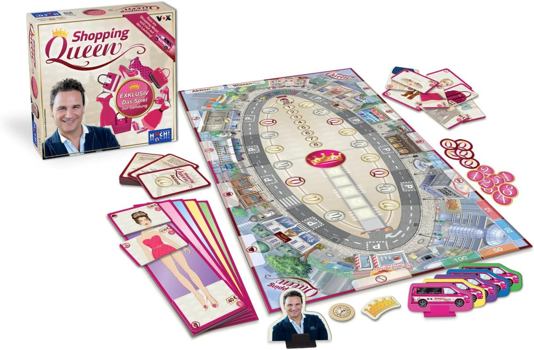 HUCH! 6761045520 Huch & Friends 878854 - Shopping Queen, Brettspiel