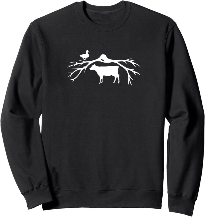 n-te Wurzel aus q - Ente Wurzel Kuh - Lustiges Mathe Sweatshirt