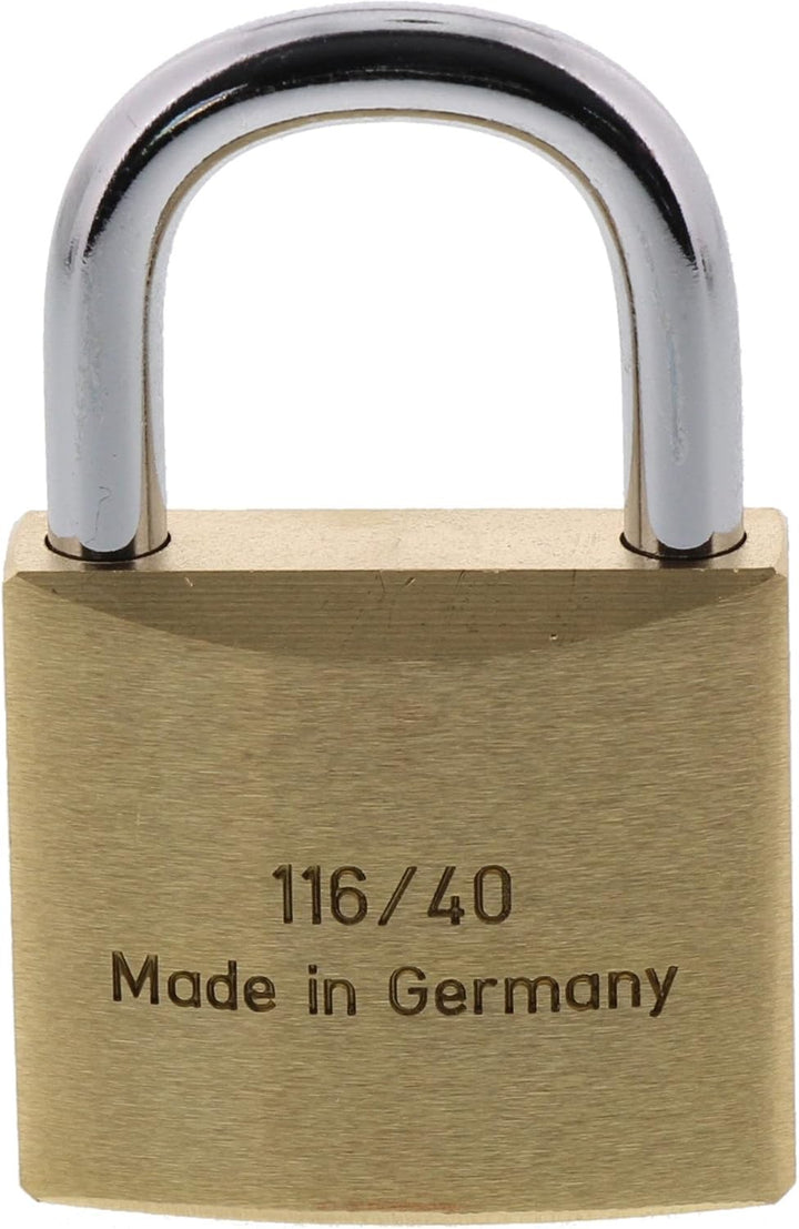 Burg-Wächter Vorhängeschloss, Profi 116 40 SB, Inkl. 2 Schlüssel, Bügelstärke: 6 mm Bügelstärke: 6,0