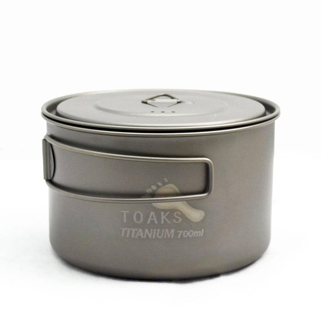 Ultraleichter Titan-Kochtopf von Toaks, POT-700-L, 700