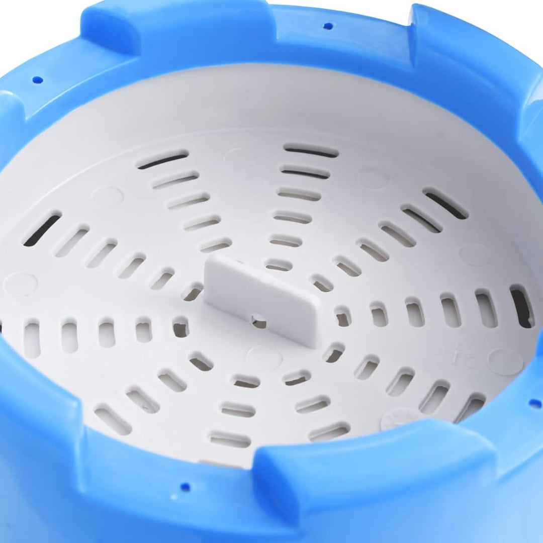 Gecheer Pool Einhängeskimmer mit Pumpe, 16 cm Kunststoff Skimmer Set mit Adapter für Aufstellpools,