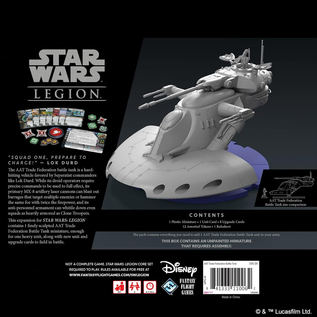Fantasy Flight Games Atomic Mass Games, Star Wars Legion: Separatist Alliance Expansions: AAT Trade