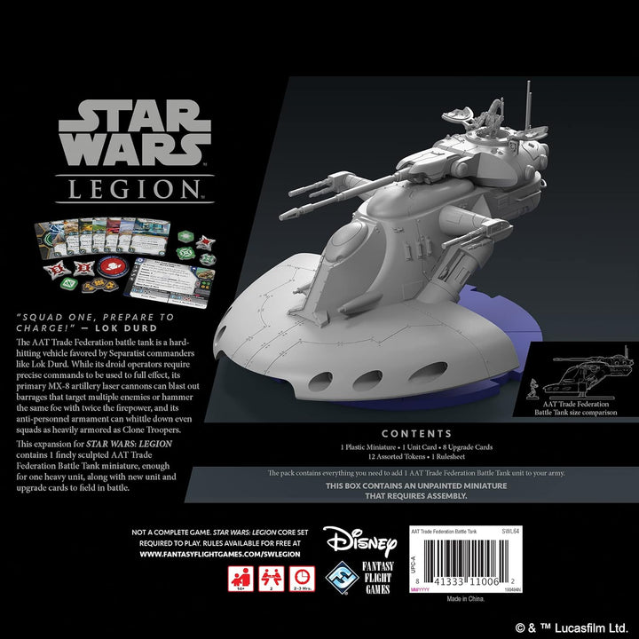 Fantasy Flight Games Atomic Mass Games, Star Wars Legion: Separatist Alliance Expansions: AAT Trade