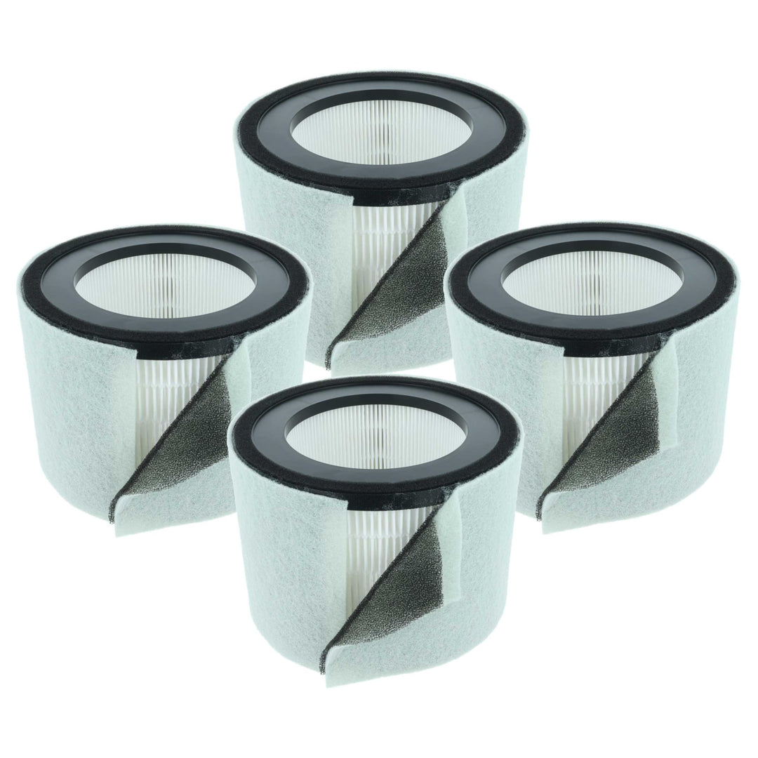 vhbw 4X Luftilter kompatibel mit Leitz TruSens Z-2500, Z-2000 Luftreiniger - Kombifilter Vorfilter +